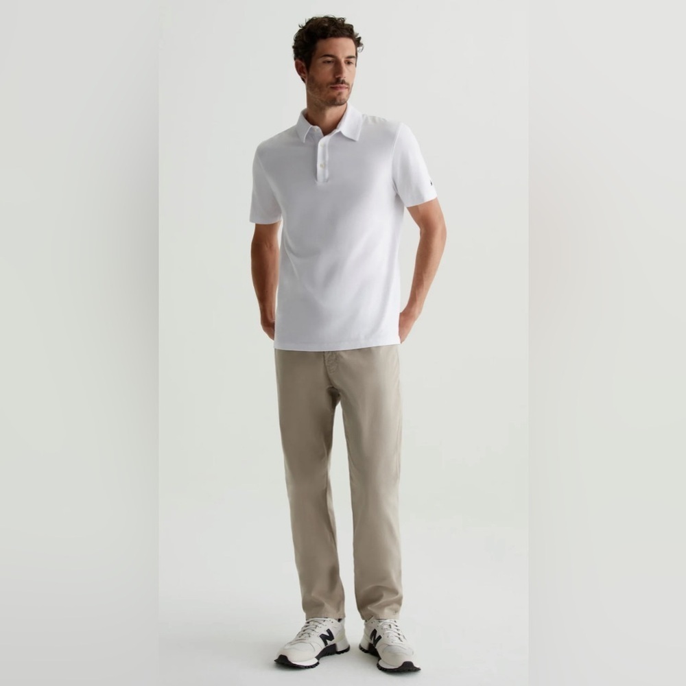 AG Adriano Goldschmied The Graduate Acadamia Pants Beige Men's 34x34 Preppy